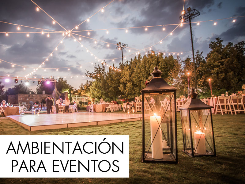 ambientación y decoración para eventos