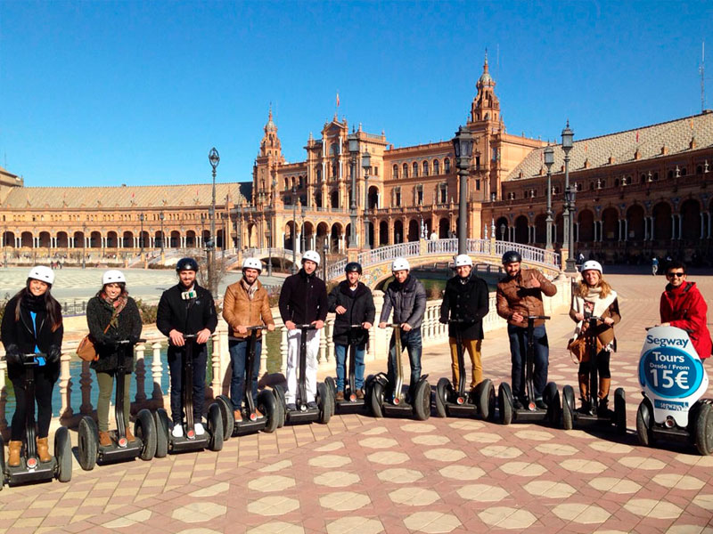 maneras de visitar sevilla en segway