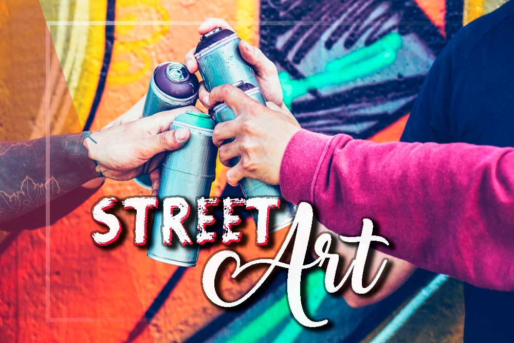 Team building street art